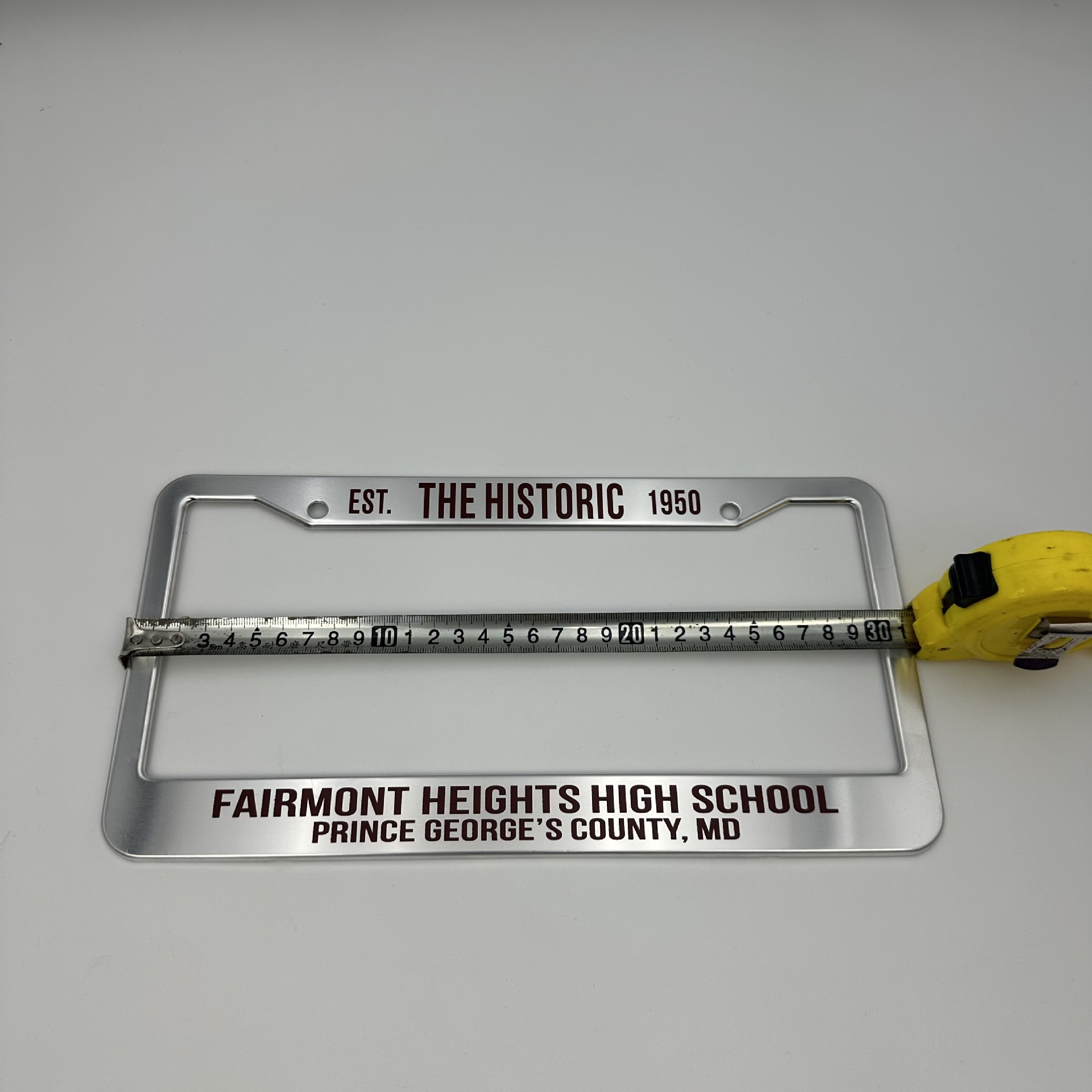 New Model American Standard Aluminum Alloy License Plate Frame, Silver Custom-Made American-Style Export Car License Plate Frame, Export Supply