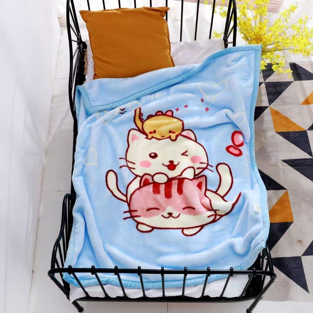 Naughty cat-blue (110*140) about 1.2kg