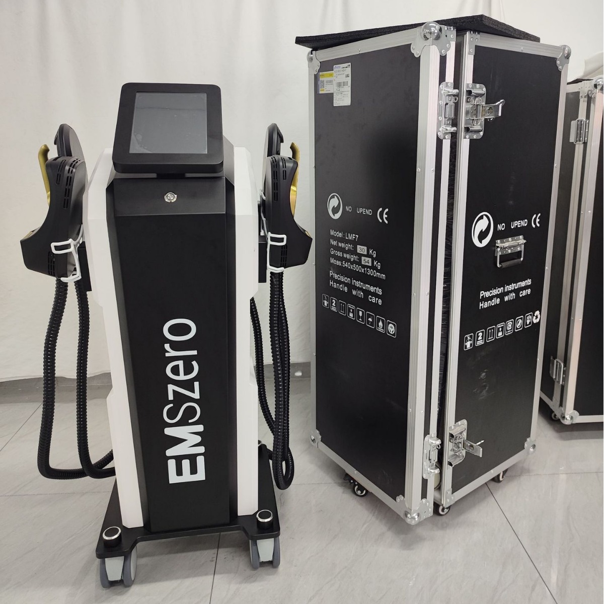 Comercio exterior vertical imán delgado que aumenta el cuerpo esculpir el cuerpo instrumento magnético delgado salón de belleza gimnasio Emszero