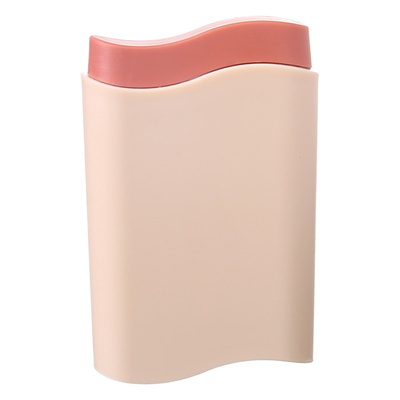 Caja de medicina pequeña portátil medicina de viaje caja de embalaje de 7 días caja de almacenamiento sellada mini compartimento Caja Sellada 6 rejillas