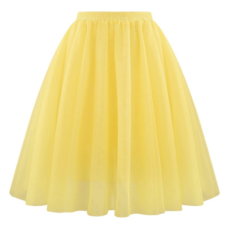 Новая юбка Amazon, женская весенне-летняя модная юбка-пачка в сказочном стиле, сетчатая юбка-пачка большого размера, утягивающая юбка большого размера