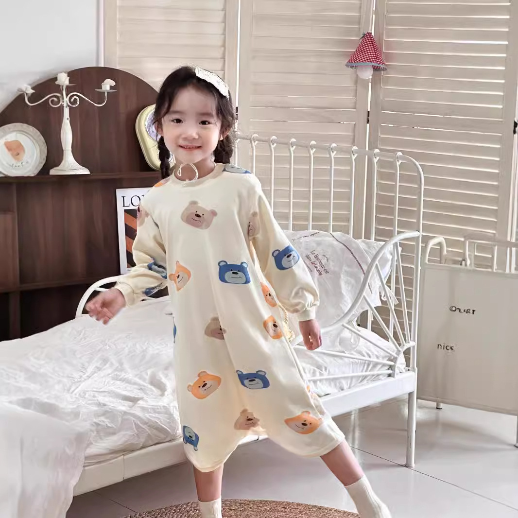 Nuevo bebé pijama niñas pijama niñas pijama primavera y otoño ropa de bebé ropa de casa