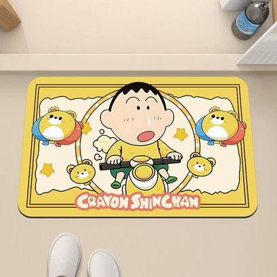 Avtomobil döşəmə paspasları Floor Mat Diatom Mud Style - yellow-edge-riding-a-dumb-3040