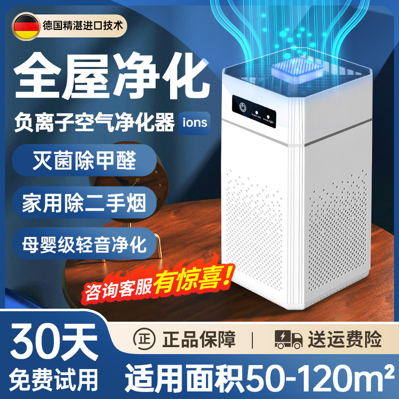 Air Purifier Negative Ion Sterilization in addition to Formaldehyde Filter Household Desktop Deodorization in addition to Second-hand Smoke Purifier