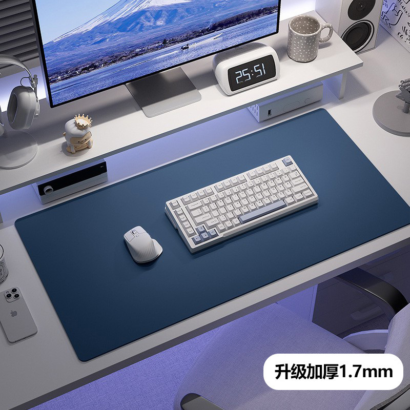 マウスパッド超巨大防水汚れ防止puレザーテーブルパッドオフィスデスクトップノートブックキーボードパソコンデスクマット高级感|undefined
