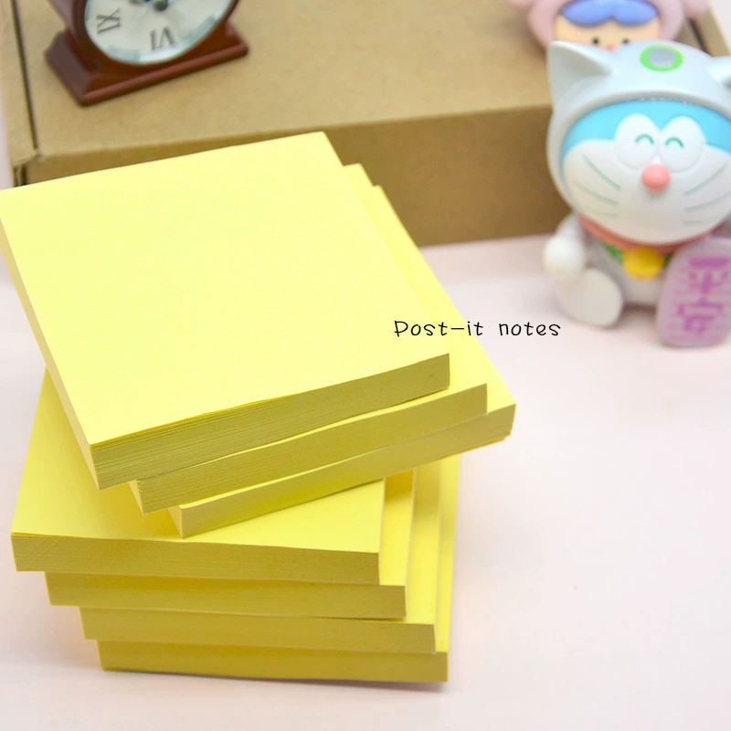 Трансграничные красочные пустые стикеры, милые монохромные квадратные липкие наклейки, кирпич, N раз, стикеры, стикеры