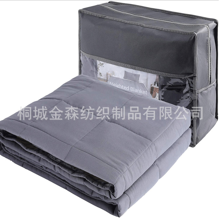 Tecnología negra al por mayor de comercio exterior 15cm manta de gravedad cuadrada de algodón reducida por cuentas de vidrio se intensificó por el estilo europeo y americano