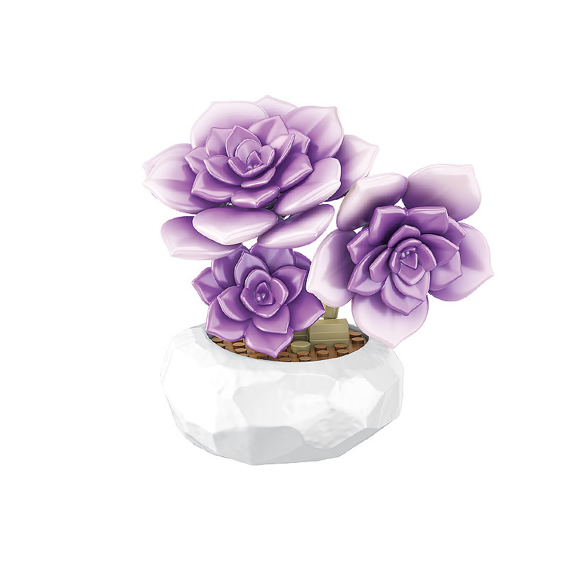 Penrose 655056-065 模擬多肉植物鉢植え装飾品、レゴビルディングブロック教育組み立て玩具ギフトと互換性あり|undefined
