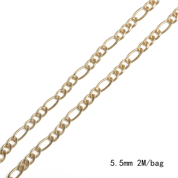 Width 5.5mm Wire Electroplating KC gold 2 meters/pack