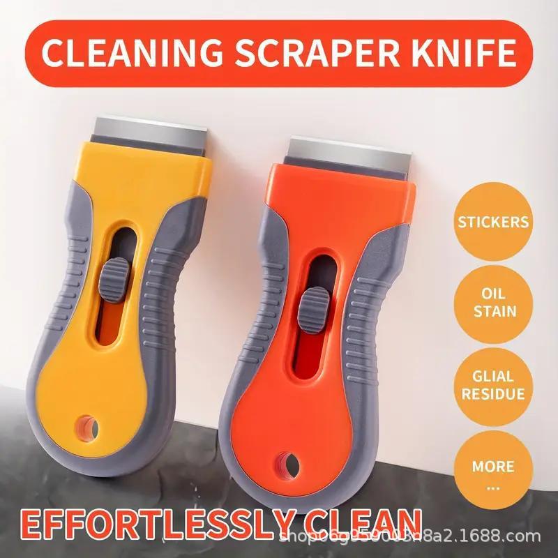 跨境多功能除胶刮刀 双头除胶清洁铲刀 汽车贴膜工具厨房去污刮刀
