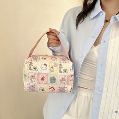 漫画 KT ハンドバッグ化粧品収納袋旅行ポータブル大容量かわいい猫高価値ハンドバッグ