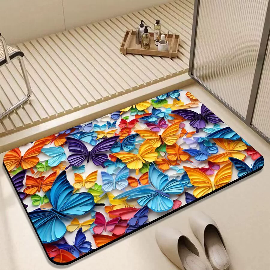 Кросс-бордерные мягкие коврики из диатомовой грязи, впитывающие коврики для ванной комнаты, коврики для кухни на входной двери, нескользящие коврики для ног, грязеотталкивающие коврики для ног.