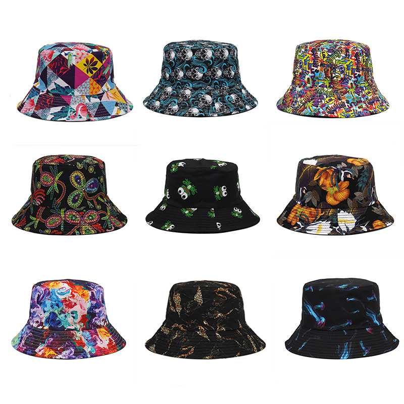 Women's Basic Flower Bucket Hat display picture 1