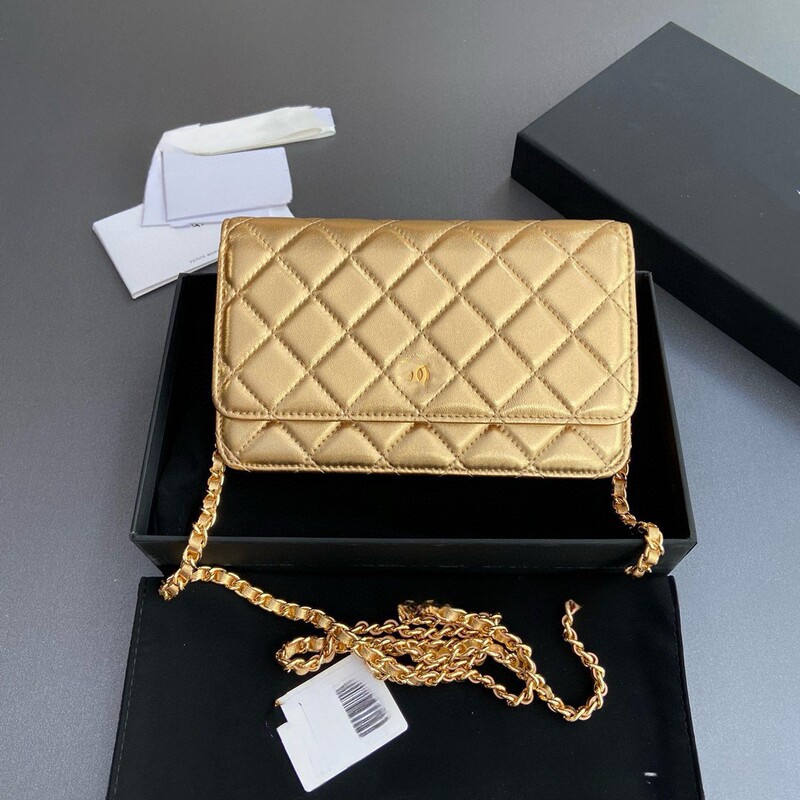 Xiaoxiangjia Fortune Bag Fashionable Caviar Shoulder Bag Quilted Embroidery Simple Versatile Flap Bag with Logo