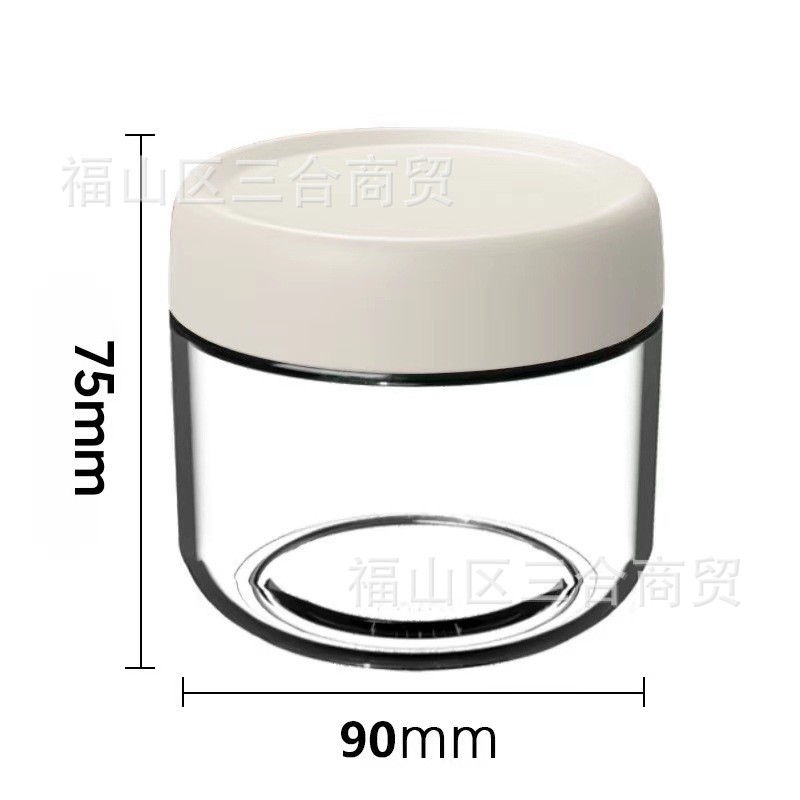 Tanque sellado de vidrio de grado alimenticio Tanque de almacenamiento a prueba de humedad de cocina Tanque sellado de nueces de té y bocadillos