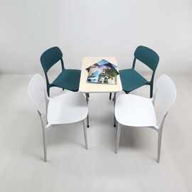 北欧塑料餐椅简约家用成人椅子靠背现代书桌椅奶茶店休闲椅化妆椅