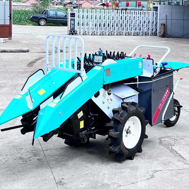 25马力带扒皮多功能玉米收割机单行中型苞米收获机柴油掰棒子机