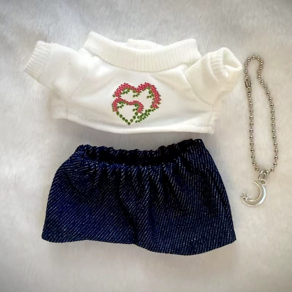 Crystal Heart 3-piece set-white