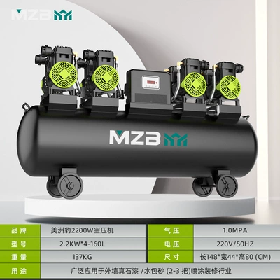 Air Compressor Static Bass Oil-Free — Hava kompressorları - 2200w4-160l-10kg-pressure-can-be-used-as-380v