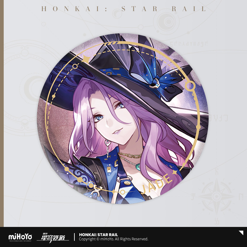 正規品 MiHoYo/崩壊: 星空鉄道スタンドアップ絵画シリーズ缶バッジ-知恵と運命|undefined