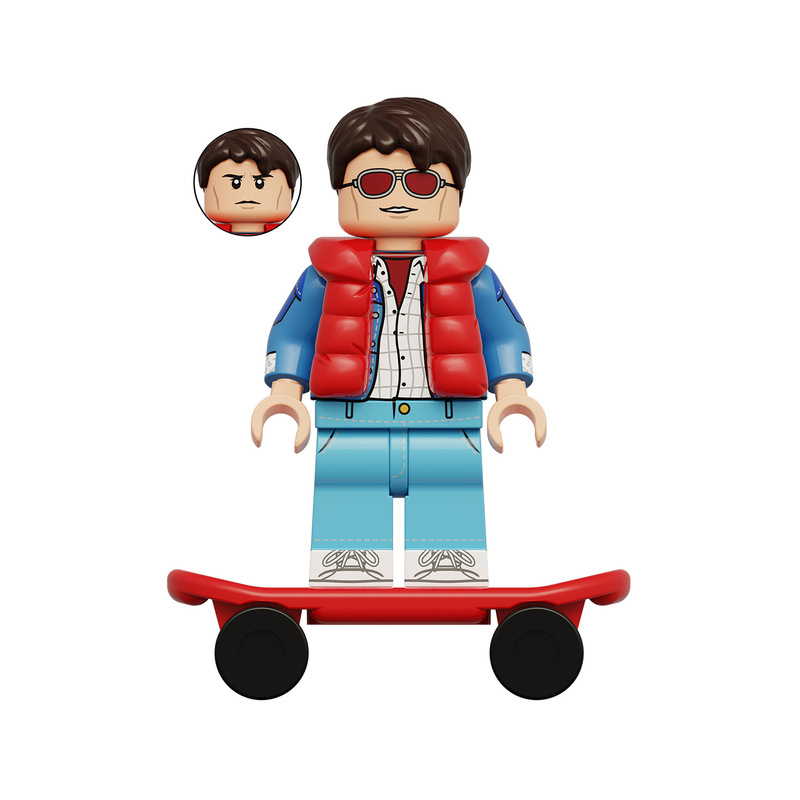 6B001-002 Science Fiction Movie Series Children's Assembly Toys Foreign Trade Mixed Batch Bagged Building Block Figures