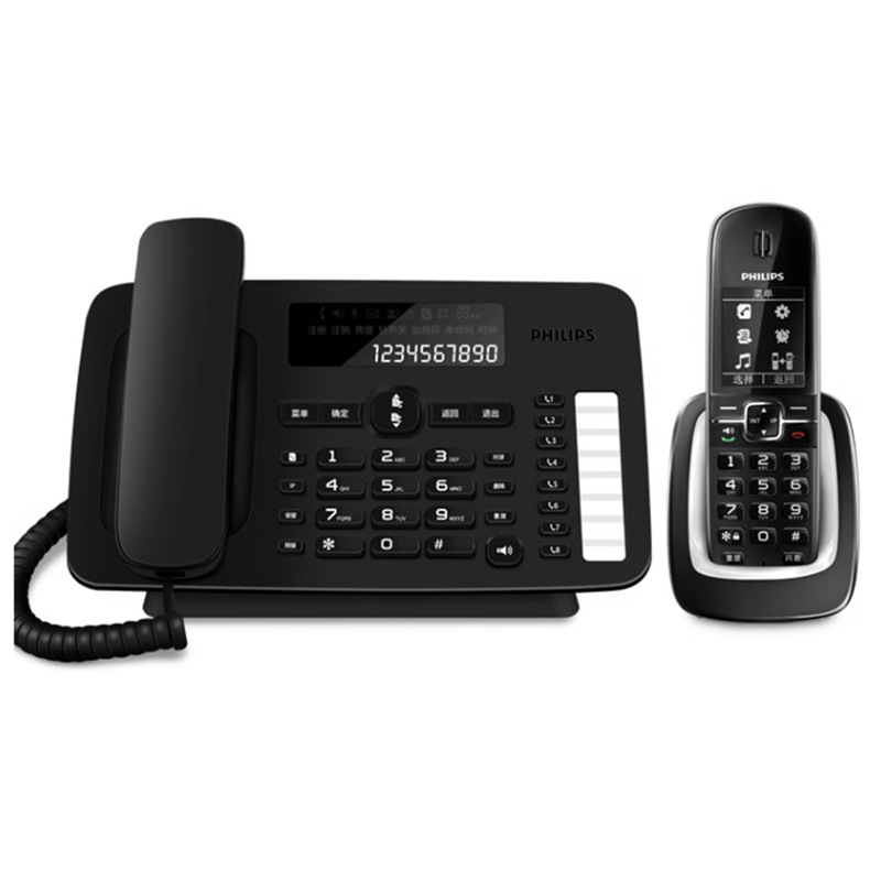 Philips DCTG496 Digital Cordless Telephone for Home and Office Use, Wireless Cordless Phone with One-to-One Function