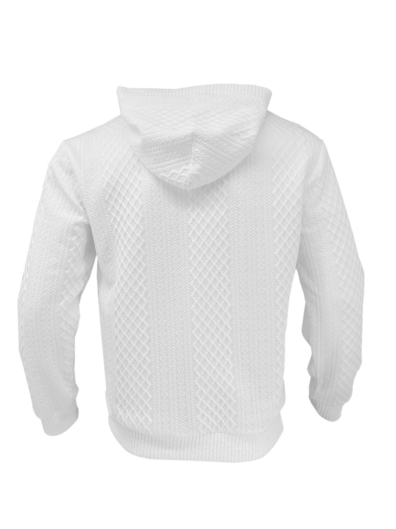 Abbigliamento maschile alla moda, felpa con cappuccio, felpa jacquard, casual, sportivo, pantaloni della tuta_voghion.com