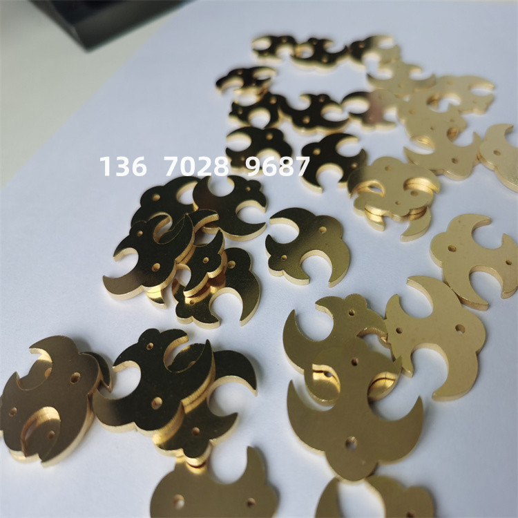 H62黄铜板 激光切割 黄铜字母 雕刻花纹图案 可根据客户图纸加工