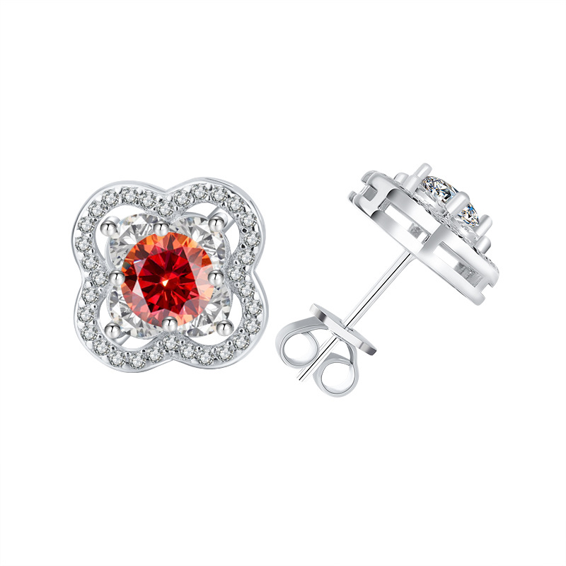 오렌지 모이사나이트 (GRA 인증서 + 블랙 카드 + 허리 코드 + 실버 연마 천)