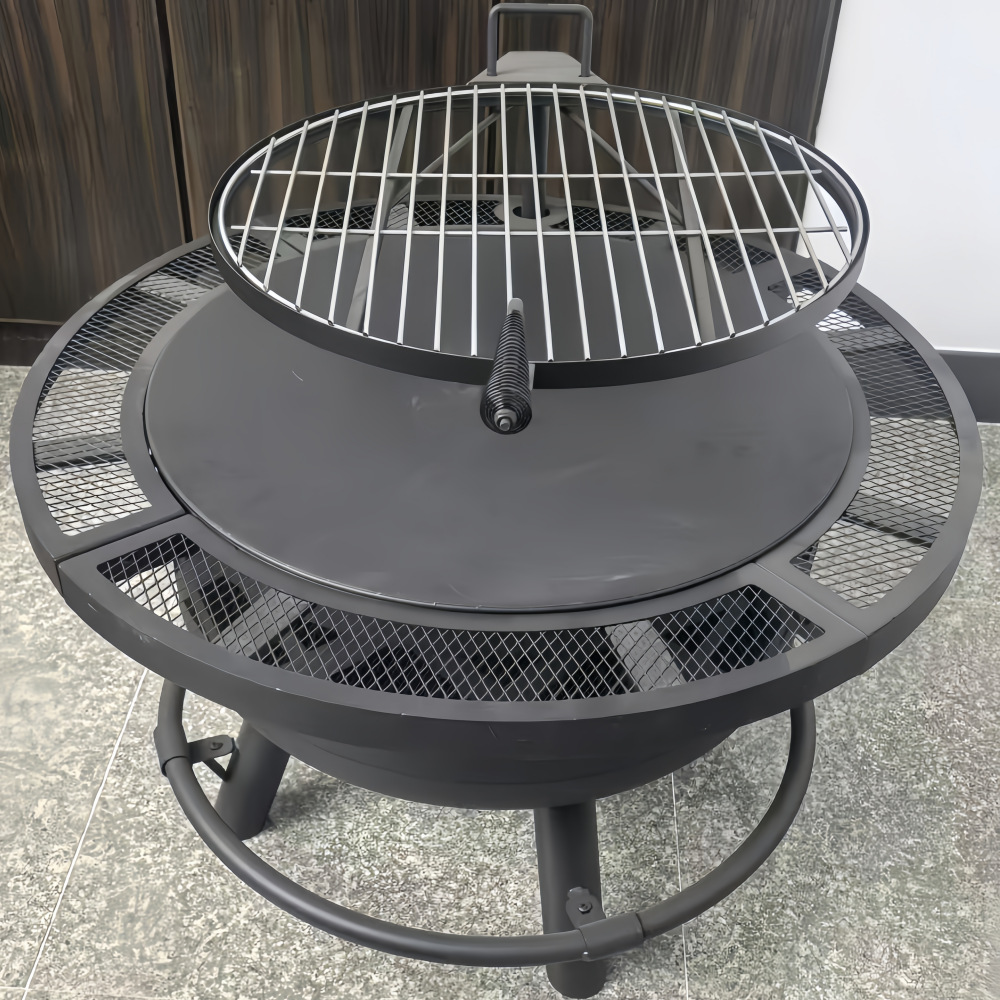 Parrilla de barbacoa al aire libre parrilla de barbacoa hogar horno de leña horno de calefacción patio horno de cocina horno de cocina de té conjunto mesa de fuego de carbón