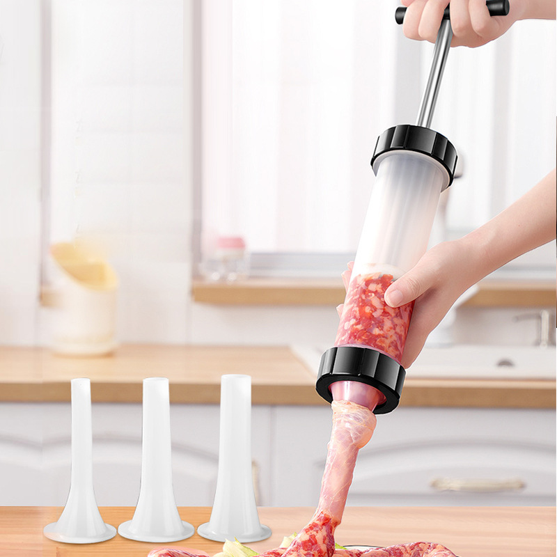 家用和肠衣手动灌香肠香肠机灌肠机罐装制作腊肠神器工具机灌肠器