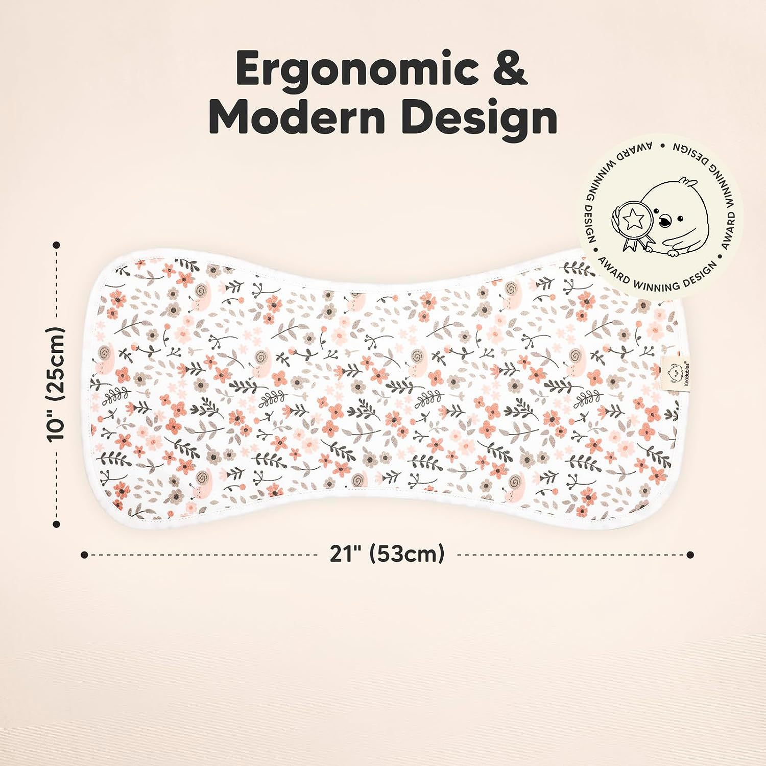 5 piezas de algodón para bebés toallas de saliva de leche para niños toallas de almohadilla de hipo para bebés toallas triangulares Amazon transfronterizas