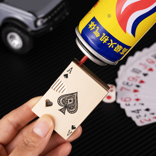 DD luminous blue light transparent air chamber slanted windproof lighter creative men's gift inflatable lighter wholesale