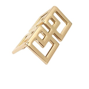 Gift Box hardware accessories moon cake box wooden box hollow bending buckle zinc alloy decorative corner factory direct sales