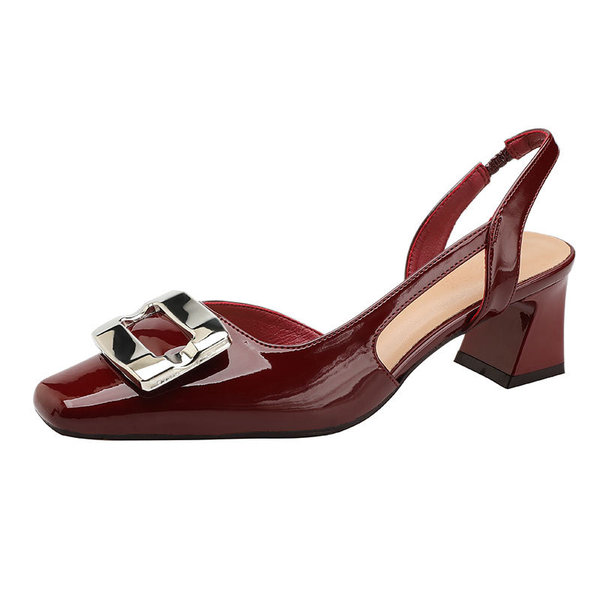 Sandals with a strap