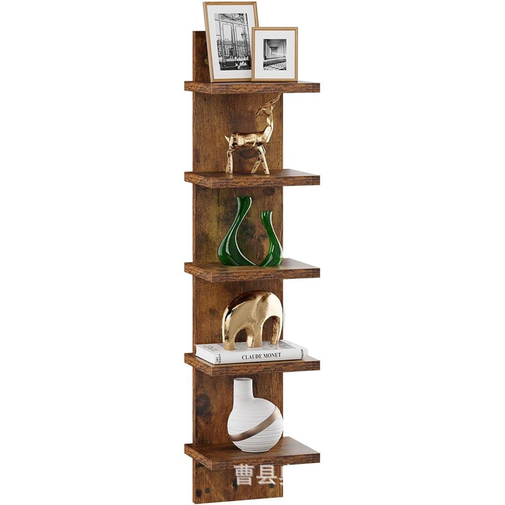 Estante de libros doméstico percha de pared dormitorio sala de estar pared estante de almacenamiento decoración de almacenamiento percha de pared