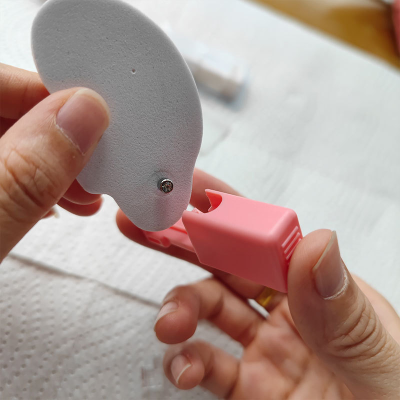 Earpiercing practice mold sponge 3D ear-like model earring jewelry teaching display board wholesale