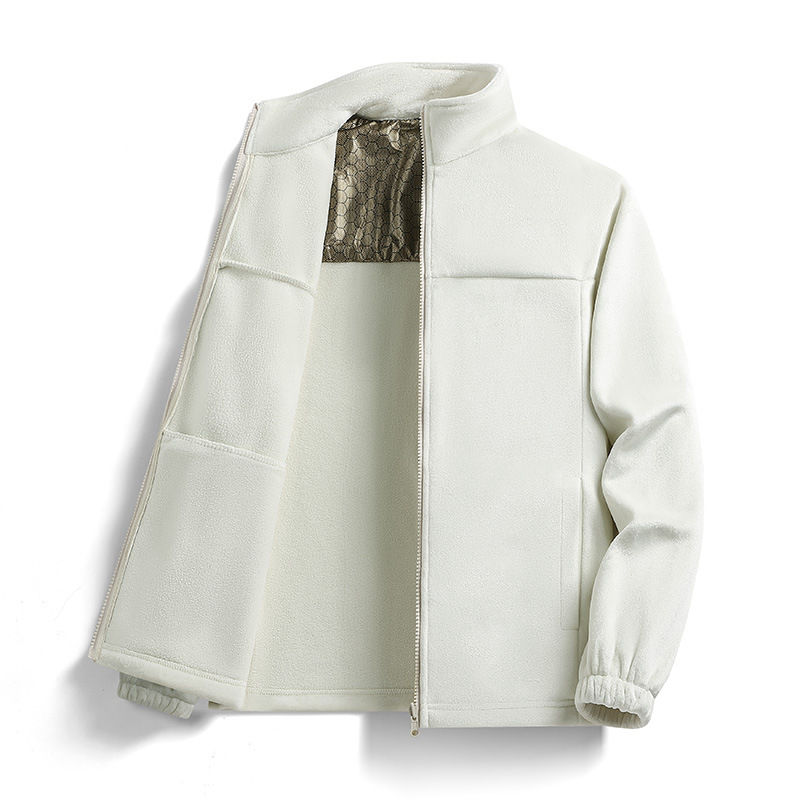 2024 primavera y otoño grafeno calentamiento pareja chaqueta de terciopelo al aire libre chaqueta de carga de cáscara blanda dentro y fuera