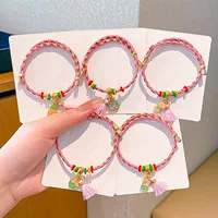 Фестиваль лодок-драконов, красочный веревочный браслет, ручное плетение, милый браслет с рисовыми пельменями, готовый браслет, подарок для пары, ювелирные изделия
