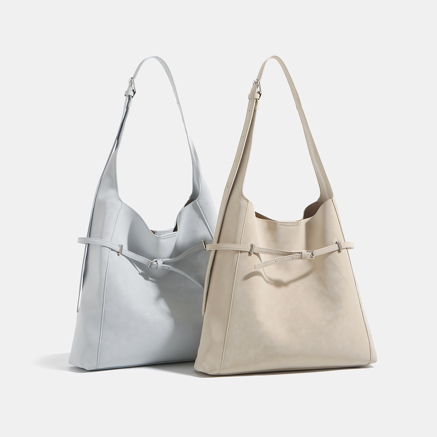 Maillard Soft Leather Hobo Versatile Tote Bag For Women 2025 Summer New Shoulder Crossbody Underarm Commuter Bag - Thumbnail 2