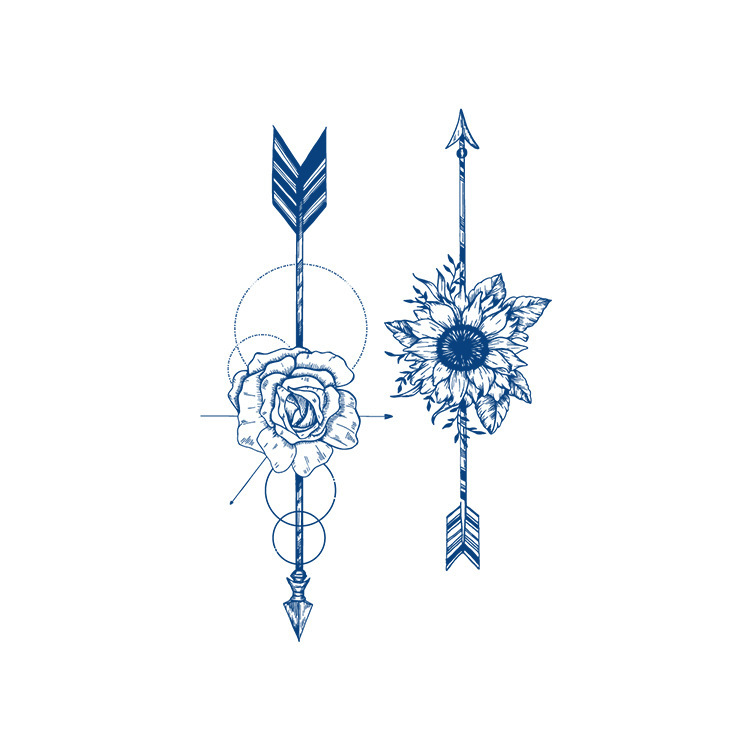 Herbal Temporary Tattoo Stickers, Wrist and Body Art Paintings, Beautiful Fake Tattoos, Long-Lasting Cute Stickers