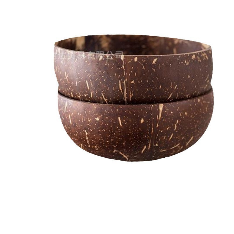 Cuenco de cuchara de cáscara de coco Cuenco de coco Cuenco de pulido de cáscara de coco ensaladera de hielo de nieve al por mayor en el extranjero Cuenco de pulido de Vietnam