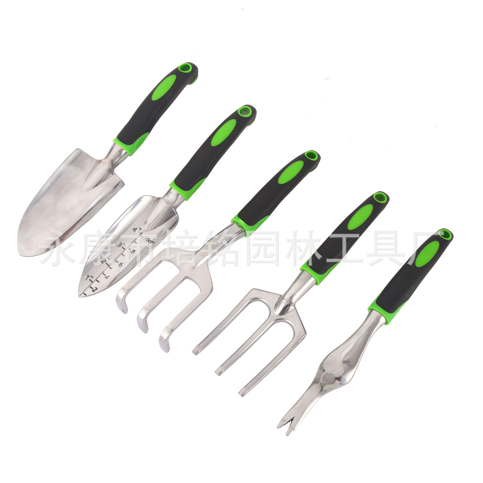 Fábrica directa transfronteriza Amazon venta caliente 5 piezas de herramientas de jardinería de aleación de aluminio conjunto de una venta