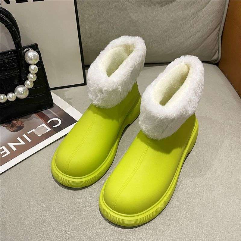 녹색과 노란색 플러스 벨벳 [탈착 가능] 반 사이즈가 너무 작음