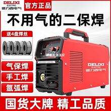 德力西无气二保焊机电焊一体机氩弧焊机电焊机家用220v气保焊机楚