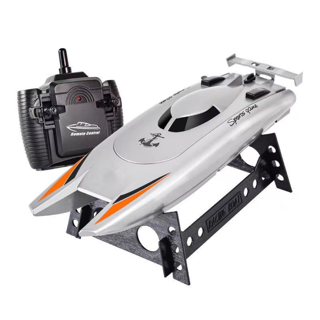 亚马逊货源2.4Ghz遥控RC船双电机高速赛艇双头竞技快艇航模型玩具