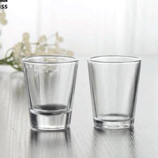 Wholesale High White Material Glass Shot Glass 50ml One Cup White Wine Spirit Glass 50ml Shot Glass