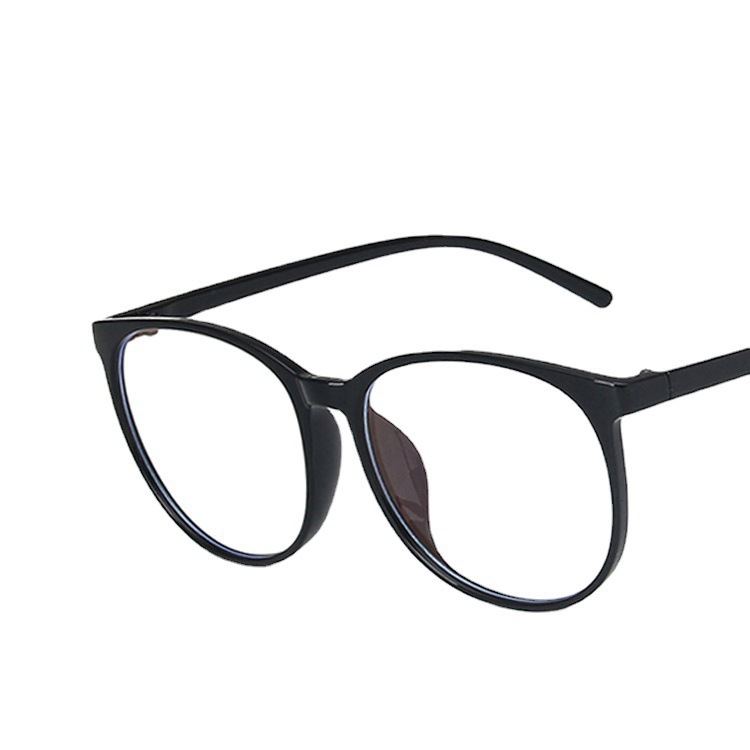 New trendy large frame anti-blue light glasses frame Korean style plain Internet celebrity glasses men and women same style plain glasses frame wholesale