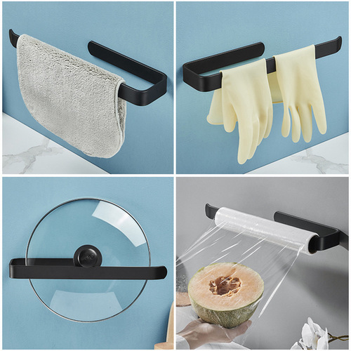 Bathroom European style towel rack simple storage rack bathroom towel rack multi-functional toilet storage rack rag hanger