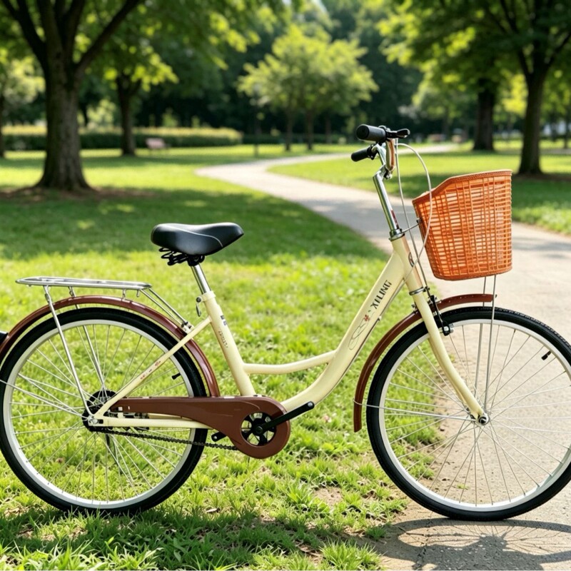 Xinfengling Bicycle Adult 24inch 26inch Unisex Bicycle for Primary and Secondary School Students, Ladies' Commuter Bike